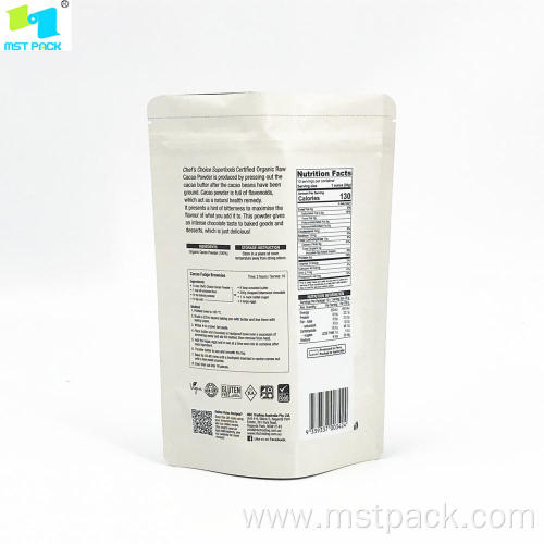 Cacao Powder Packaging Bag with Window